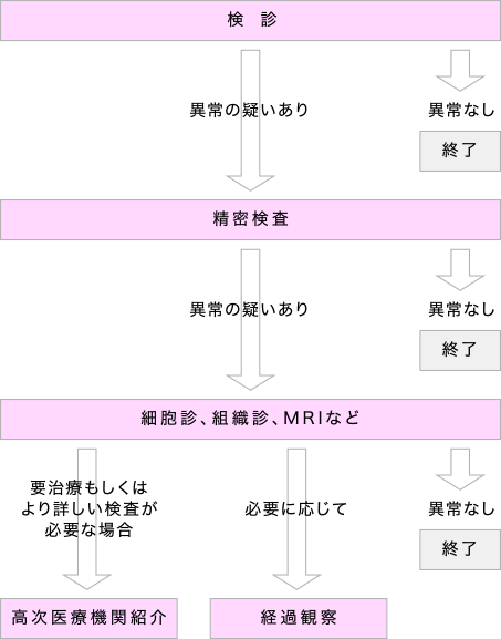 検診の流れ